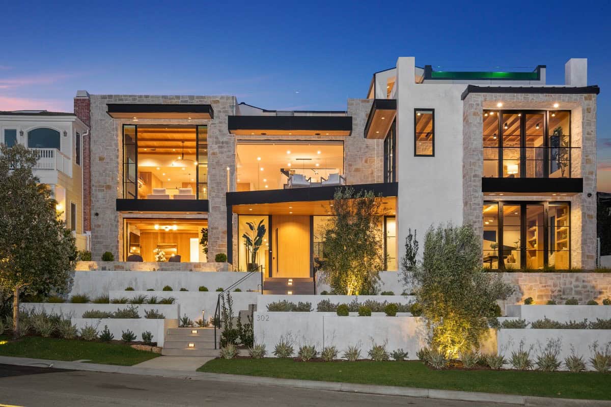 Luxury coastal home exterior